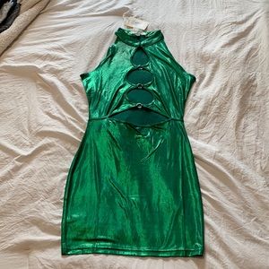 Simmi 90s keyhole cutout bodycon dress